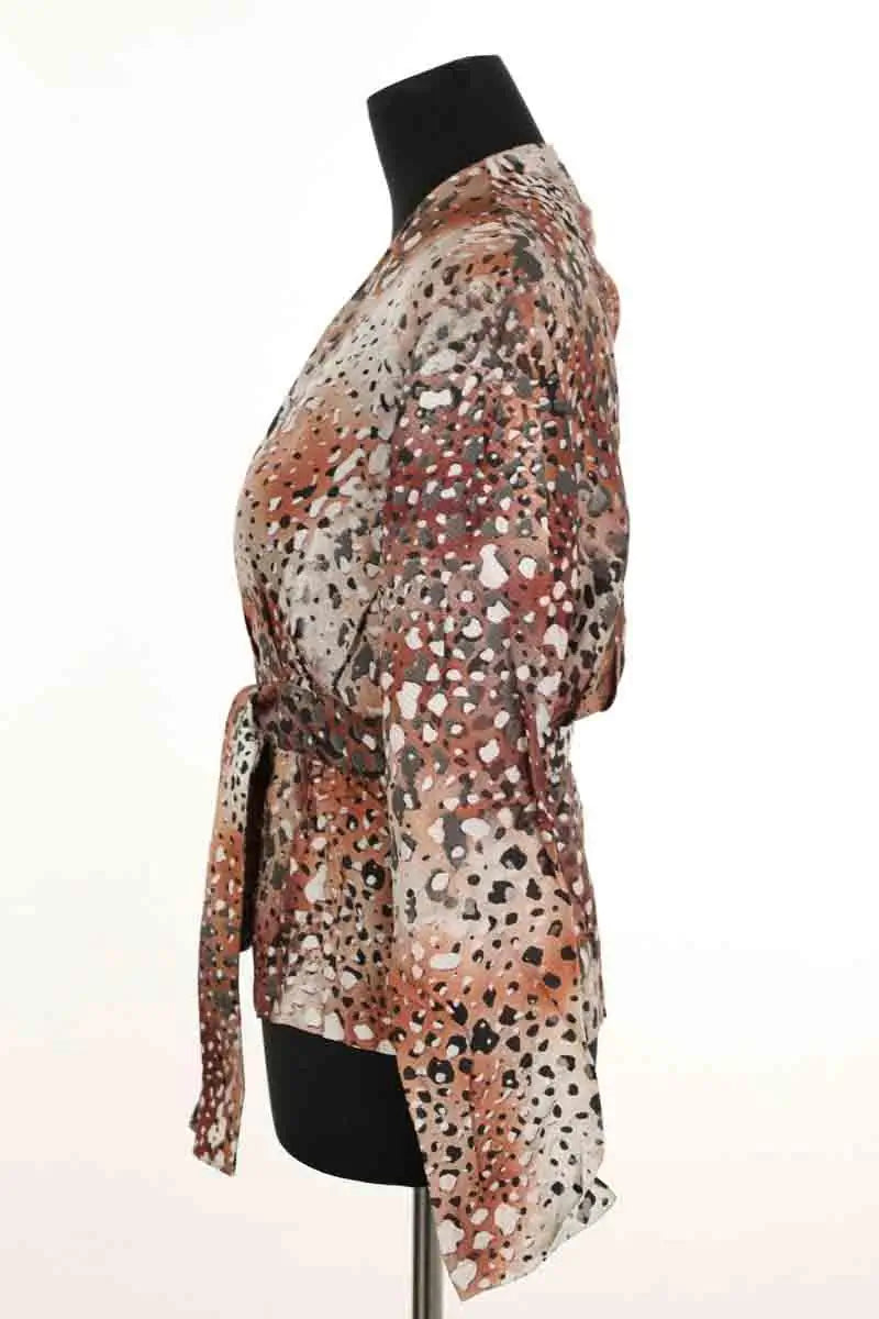 Blouse Roseanna Marron en Viscose