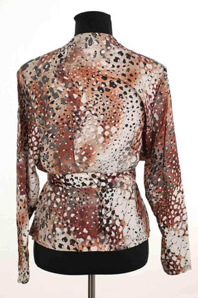 Blouse Roseanna Marron en Viscose