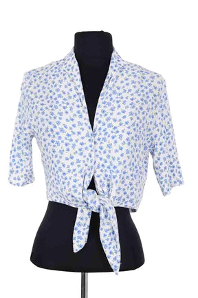 Blouse Rouje Blanc en Viscose, taille S - Seconde Main