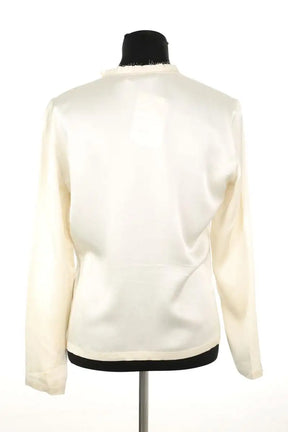 Blouse Saint Laurent Ecru en Soie