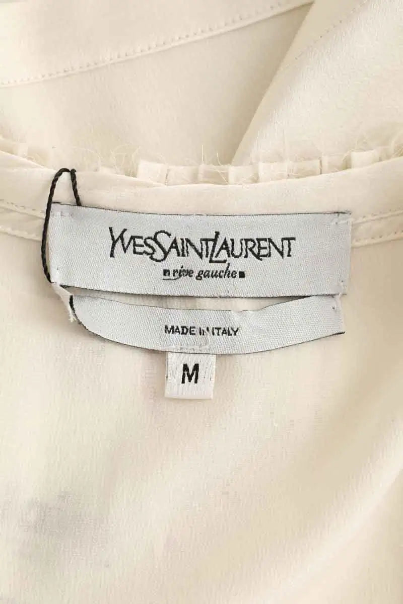 Blouse Saint Laurent Ecru en Soie