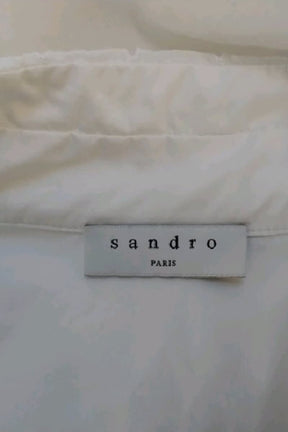Blouse Sandro Blanc en Coton