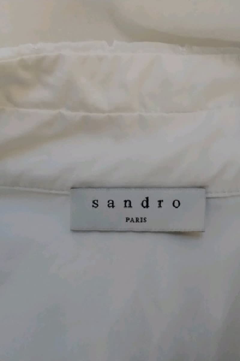Blouse Sandro Blanc en Coton