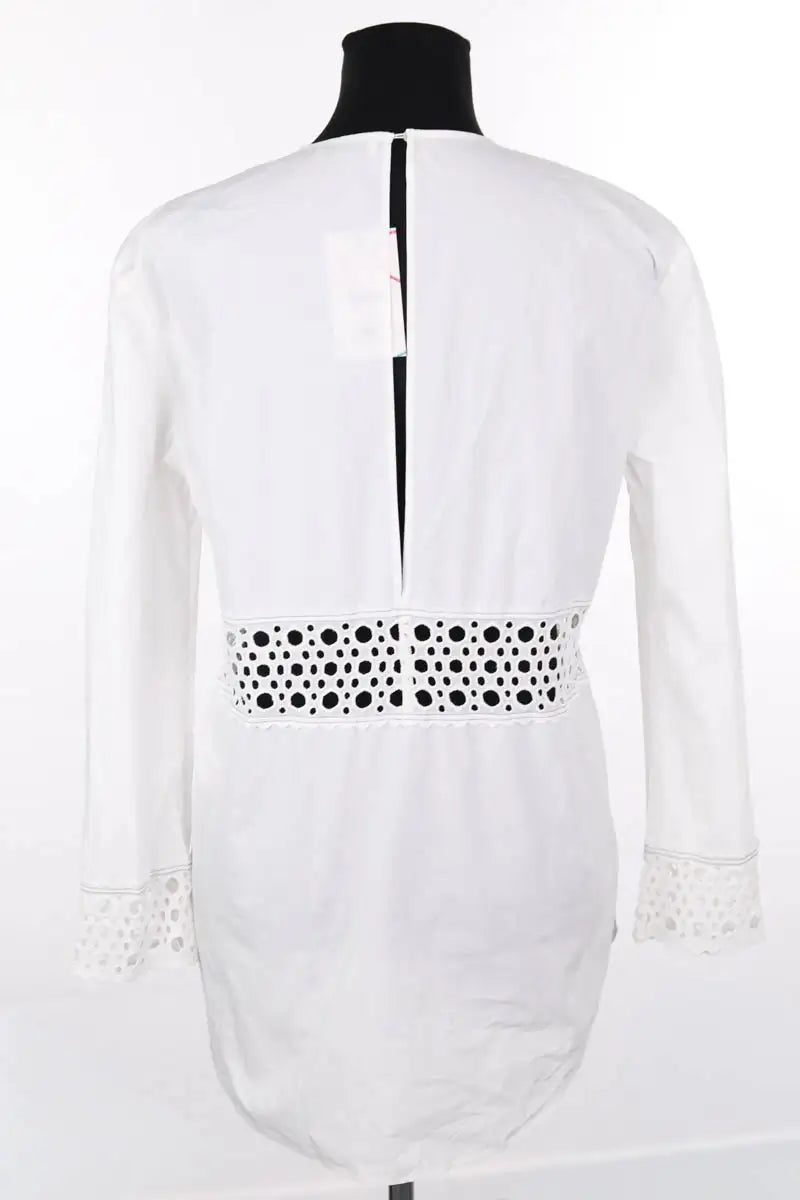 Blouse Sandro Blanc en Coton