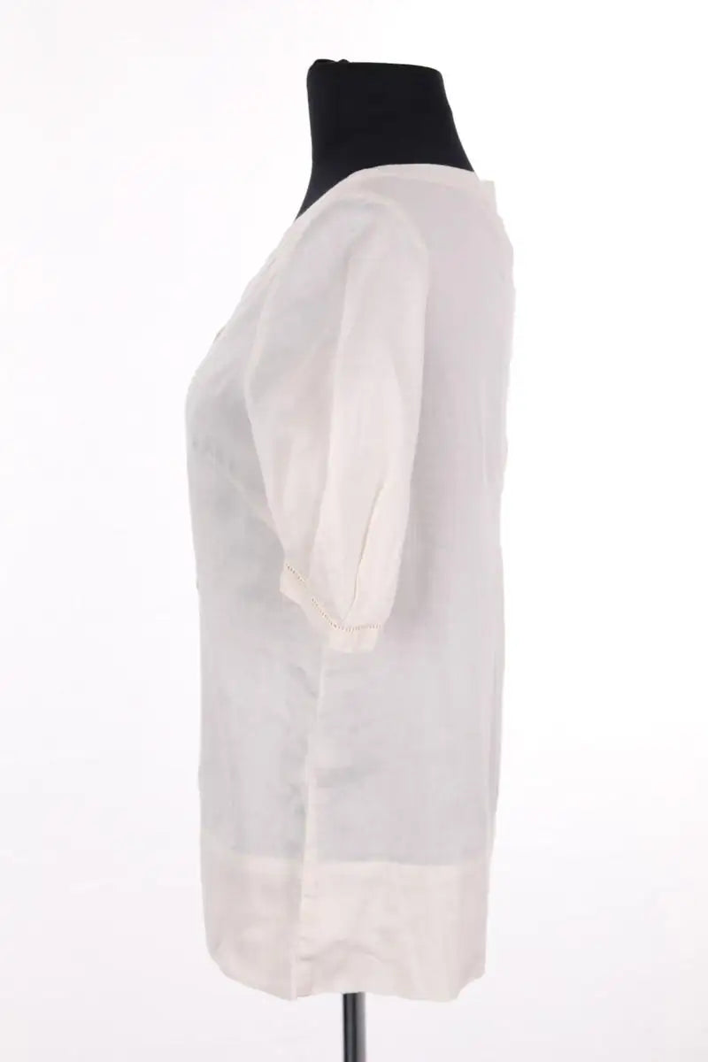 Blouse Sandro Blanc en Coton