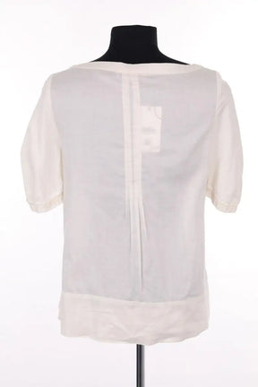 Blouse Sandro Blanc en Coton