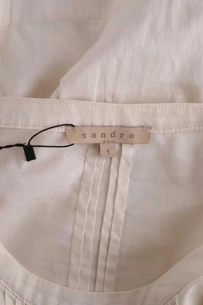 Blouse Sandro Blanc en Coton