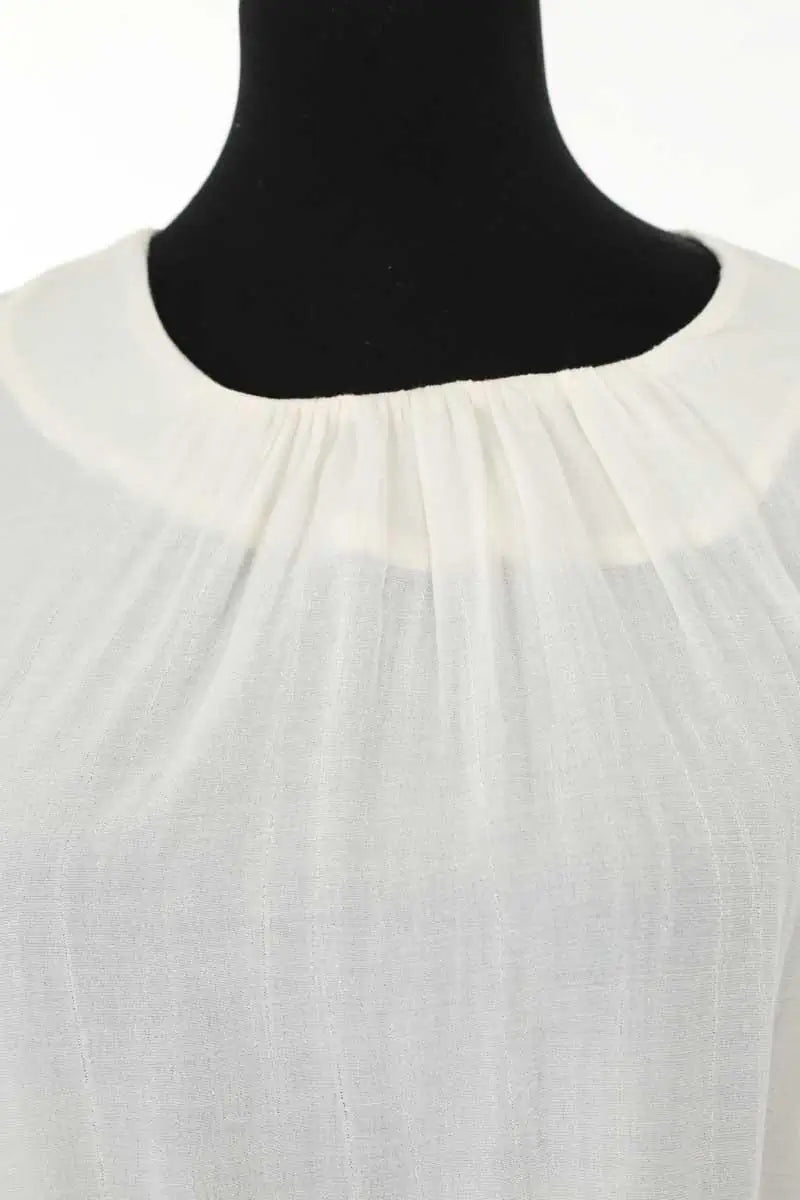 Blouse Sandro Blanc en Polyester