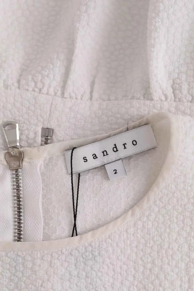 Blouse Sandro Blanc en Synthétique