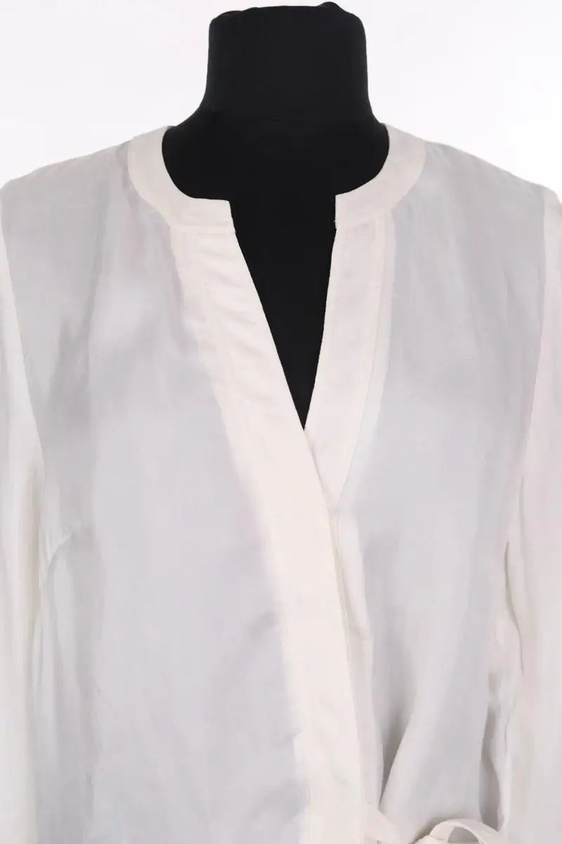 Blouse Sandro Blanc en Synthétique