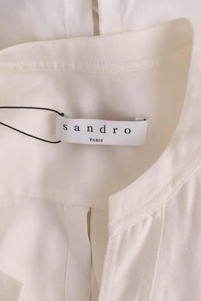 Blouse Sandro Blanc en Synthétique