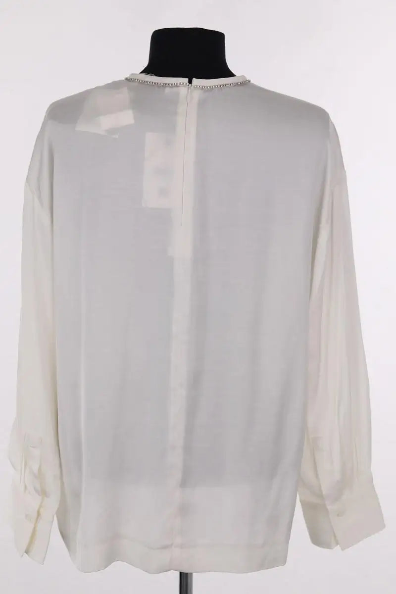 Blouse Sandro Blanc en Viscose