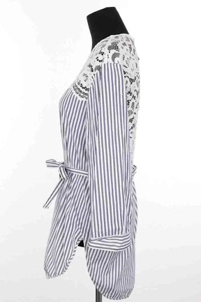 Blouse Sandro Bleu en Coton