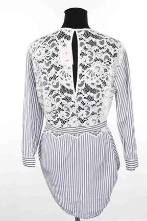 Blouse Sandro Bleu en Coton