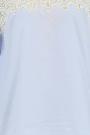 Blouse Sandro Bleu en Coton
