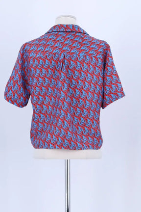 Blouse Sandro Bleu en Soie
