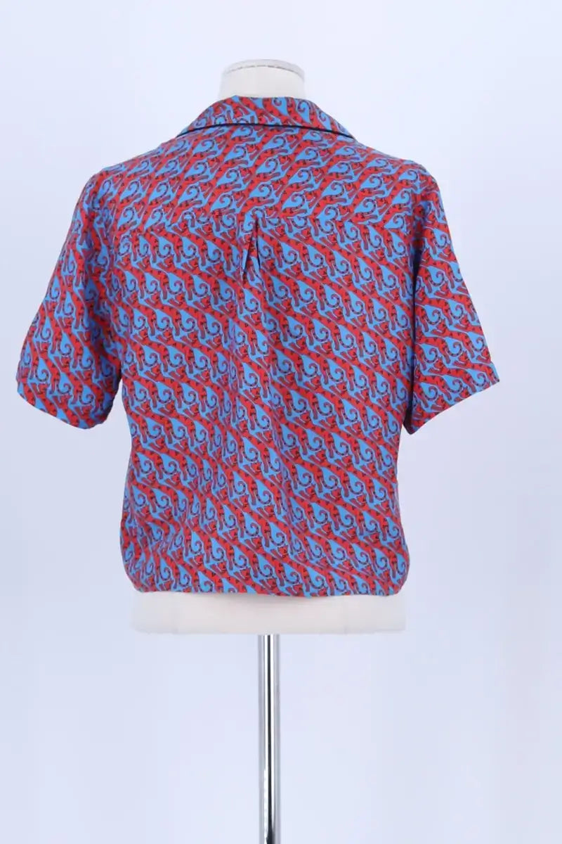 Blouse Sandro Bleu en Soie
