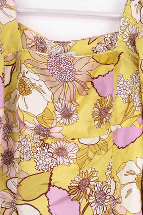 Blouse Sandro Jaune en Soie