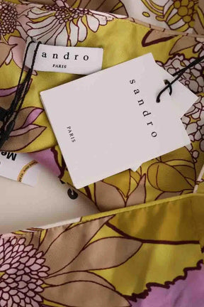 Blouse Sandro Jaune en Soie