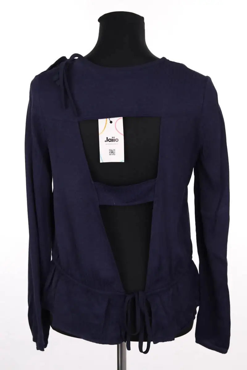 Blouse Sandro Marine en Viscose