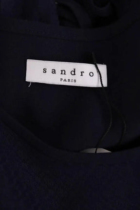 Blouse Sandro Marine en Viscose