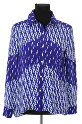 Blouse Sandro Marine en Viscose, taille S - Seconde Main