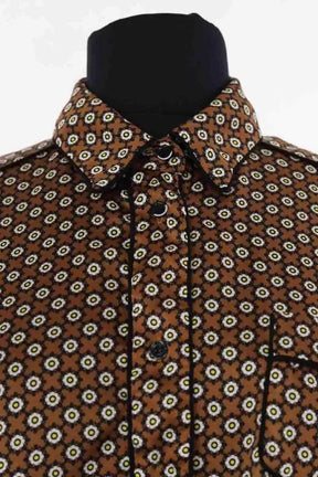 Blouse Sandro Marron en Synthétique