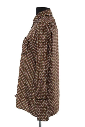 Blouse Sandro Marron en Synthétique