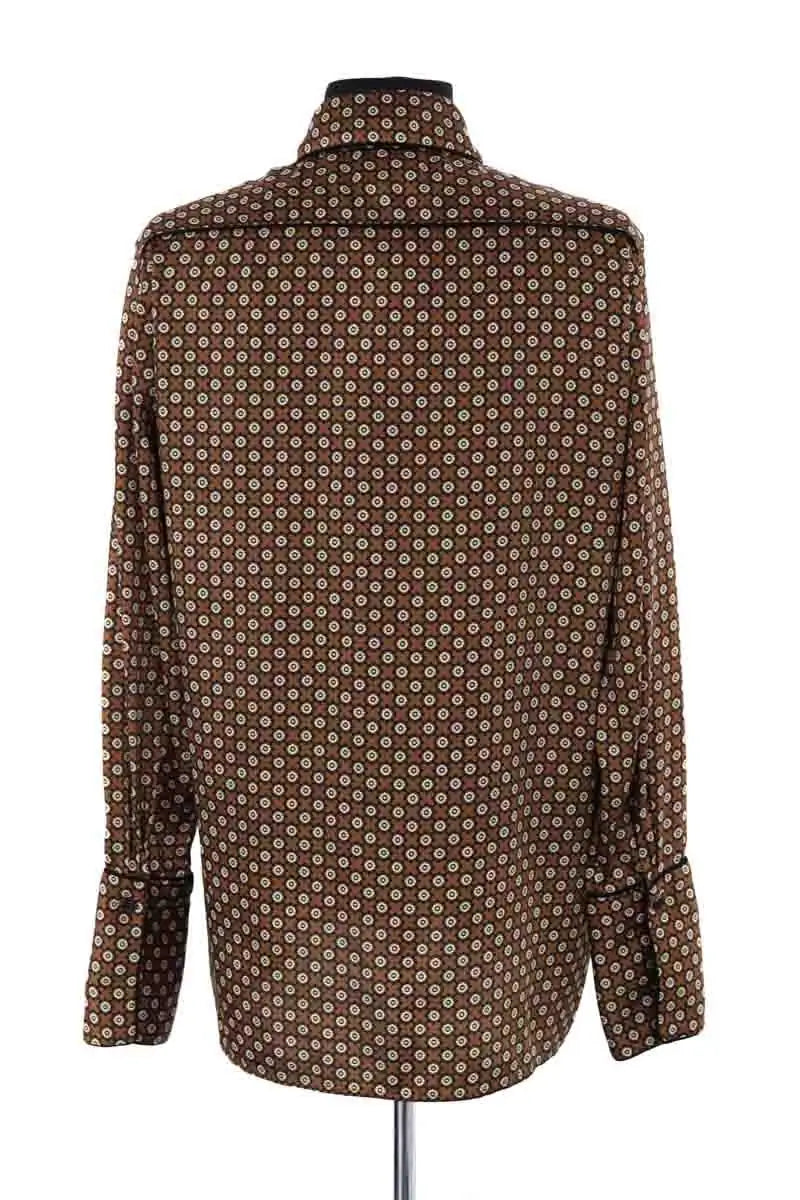 Blouse Sandro Marron en Synthétique