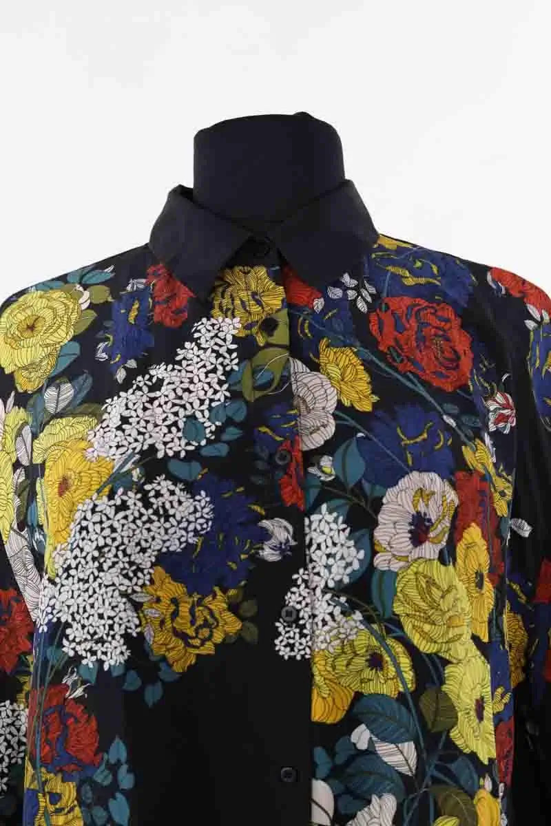 Blouse Sandro Noir en Soie
