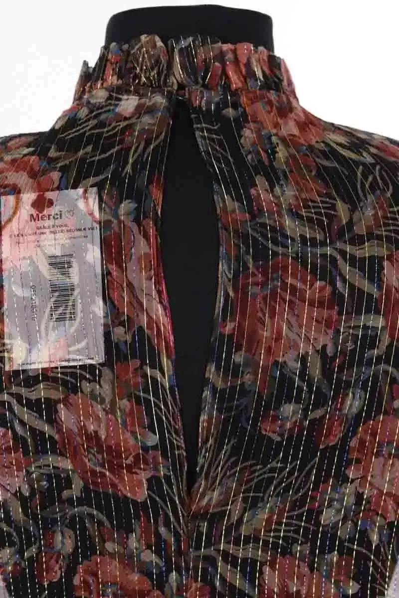 Blouse Sandro Noir en Soie