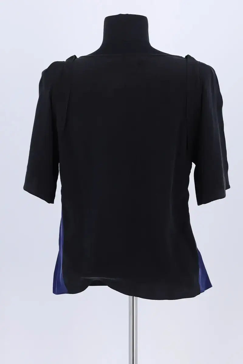 Blouse Sandro Noir en Soie