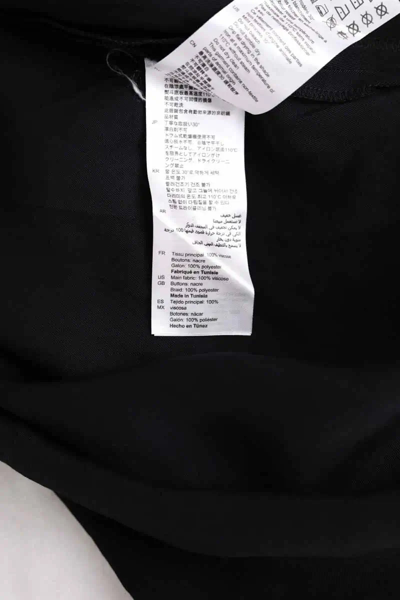 Blouse Sandro Noir en Viscose