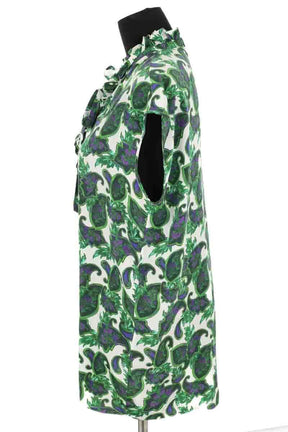 Blouse Sandro Vert en Soie