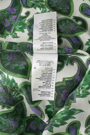 Blouse Sandro Vert en Soie
