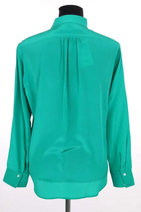 Blouse Sandro Vert en Soie