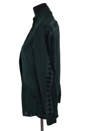 Blouse Sandro Vert en Viscose