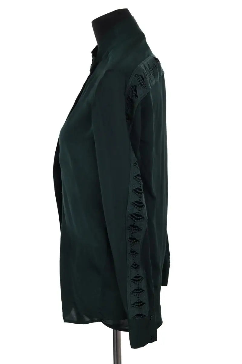 Blouse Sandro Vert en Viscose