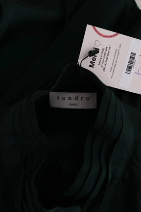 Blouse Sandro Vert en Viscose