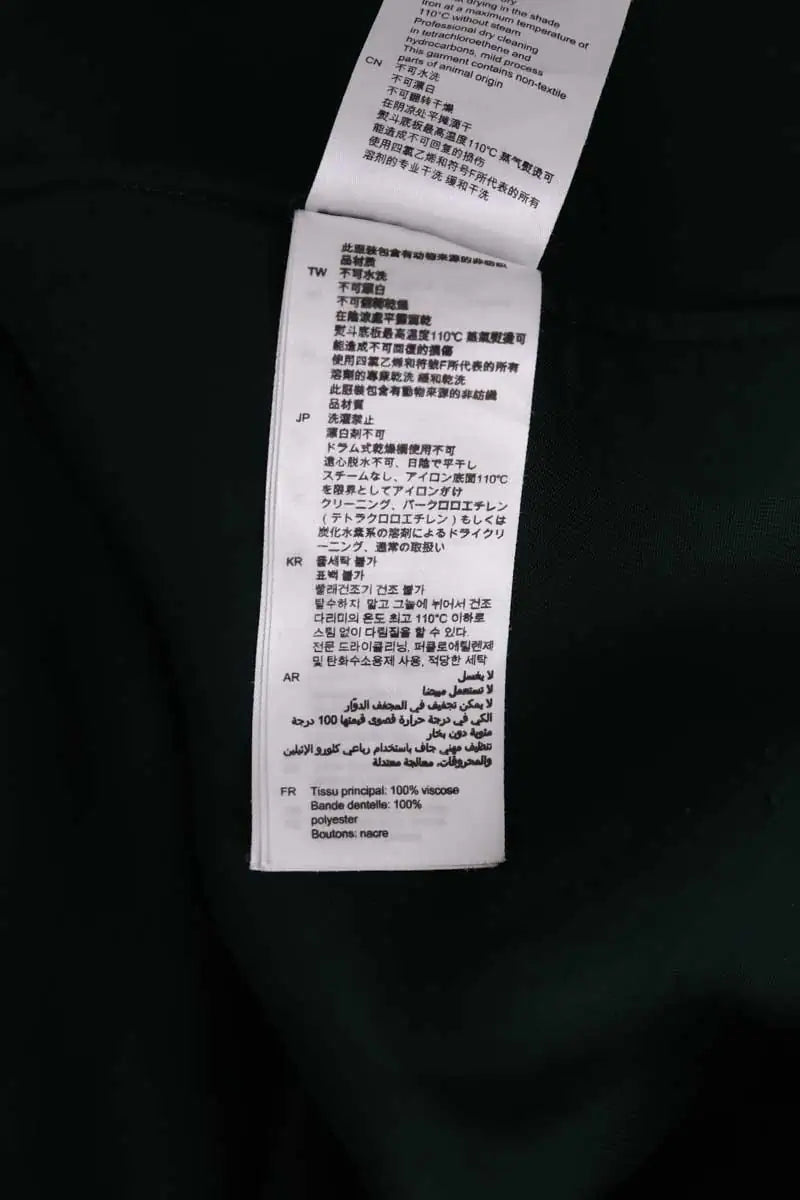 Blouse Sandro Vert en Viscose