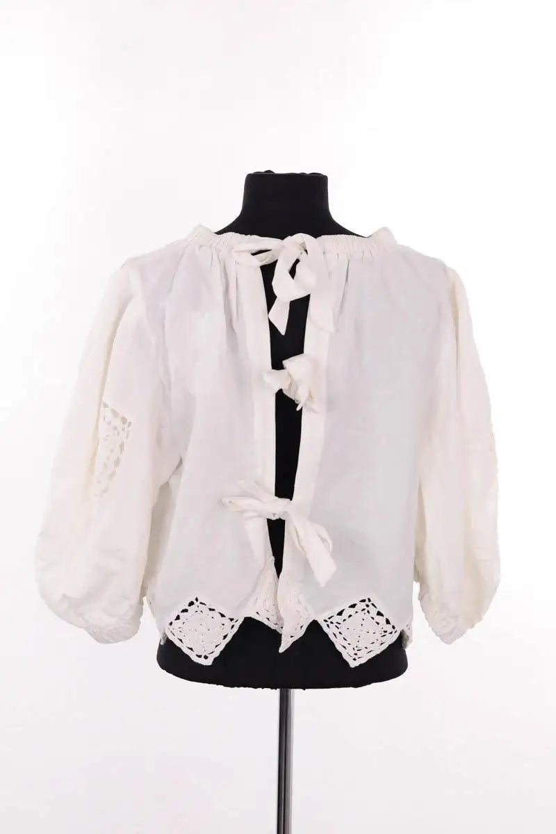 Blouse Sea Blanc en Lin