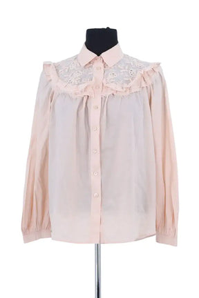 Blouse See By Chloé Rose en Coton, taille S - Seconde Main