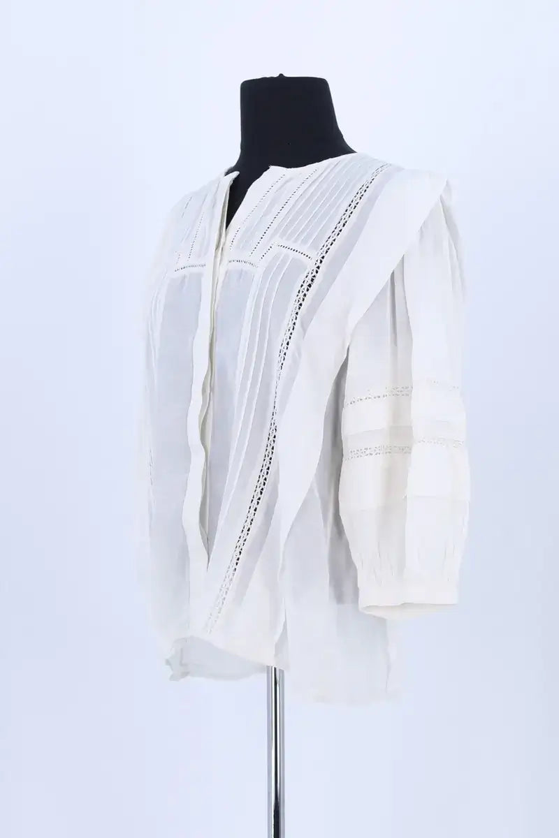 Blouse Sessun Blanc en Coton