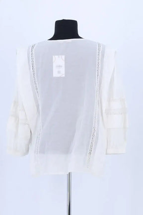 Blouse Sessun Blanc en Coton