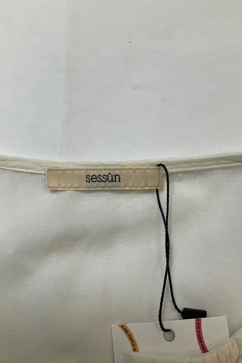 Blouse Sessun Blanc en Coton