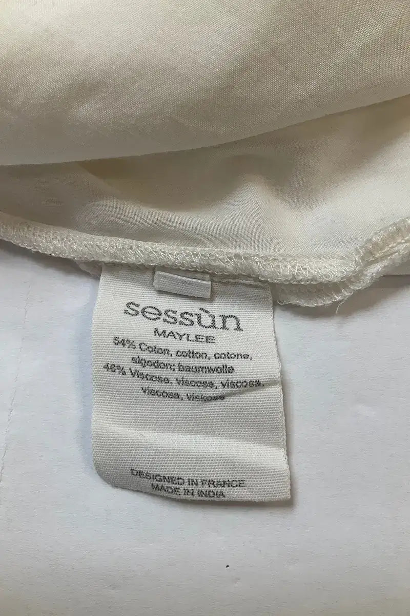Blouse Sessun Blanc en Coton