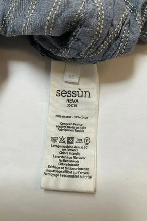 Blouse Sessun Bleu en Synthétique