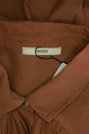 Blouse Sessun Cracut Camel en Coton