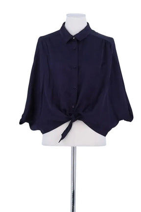 Blouse Sessun Marine en Viscose, taille L - Seconde Main
