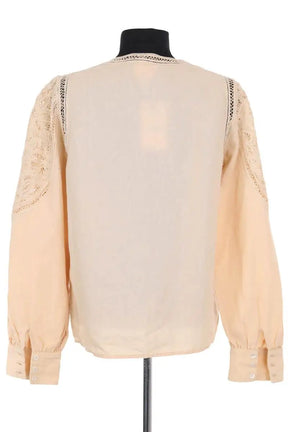 Blouse Sézane Beige en Coton